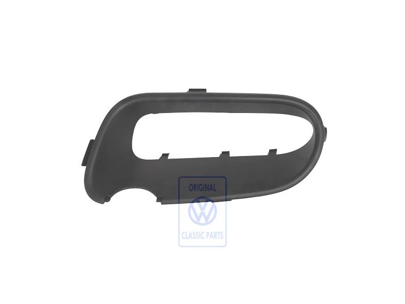 VW Original Caja Conduccion De Aire Negro Satinado - 7L6853664E 9B9