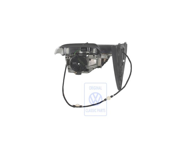 VW Original Caja De Espejo Exterior Negro Satinado - 7L6857508DD01C