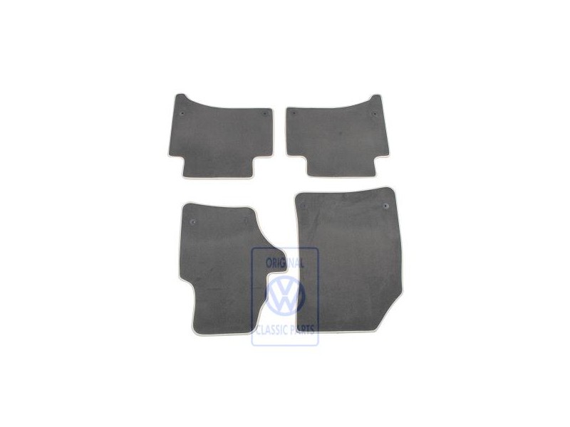 VW Original 1 Juego Alfombrillas Antracita/Snowbeige - 7L6863011AFWGC