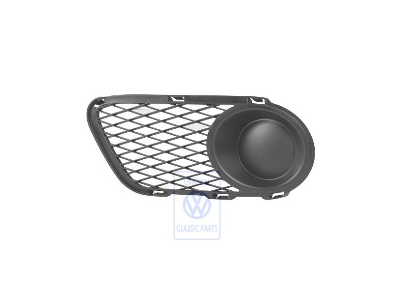 VW Original Rejilla Adorno Negro Satinado - 7L9853683 B41