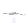 VW Original Silenciador Central - 7M0253409AQ