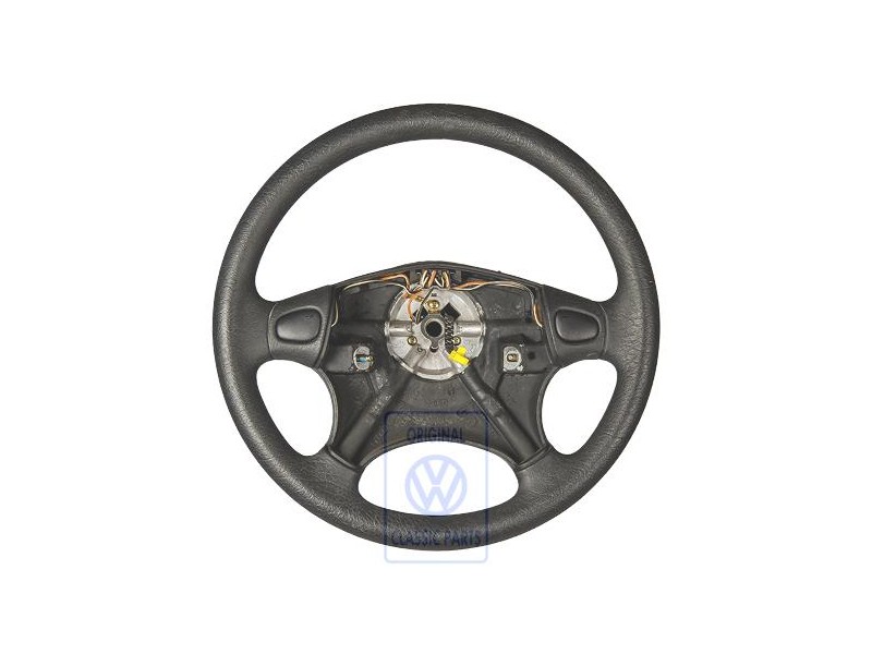 VW Original Volante Direccion Negro Satinado - 7M0419091BK01C