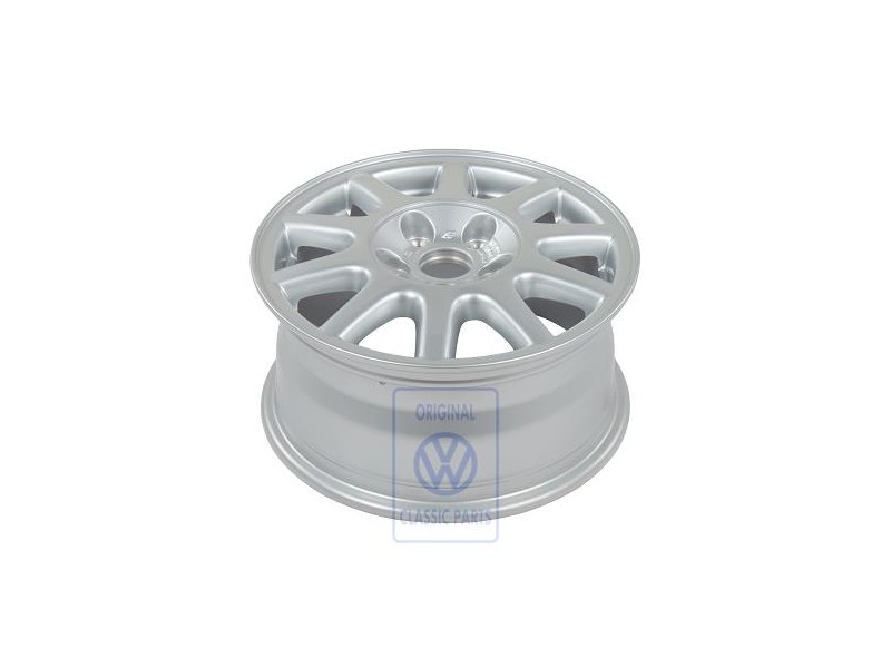 VW Original Llanta De Aluminio Colores Cromo-Metalizados - 7M0601025F 091