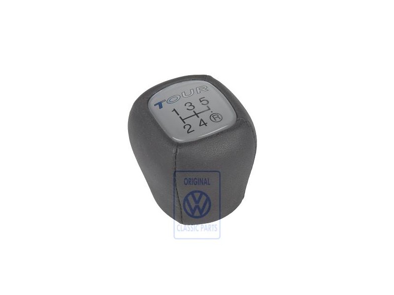VW Original Pomo Palanca Cambio (Cuero) - 7M0711141D
