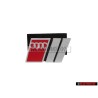 Audi Original S4 Frente Rotulo Insignia Emblema Cromo Rojo - 4A0853736 2ZZ