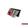 Audi Original S4 Frente Rotulo Insignia Emblema Cromo Rojo - 4A0853736 2ZZ