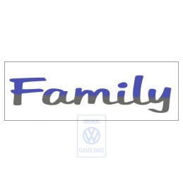 VW Original Rotulo Autoadhesivo Azul/Plata - 7M0854431A 54J