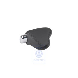 VW Original Pomo Palanca Cambio (Cuero) Negro - 7M1713139C E74