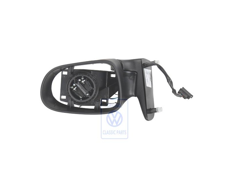 VW Original Caja De Espejo Exterior Negro Satinado - 7M1857508F 01C