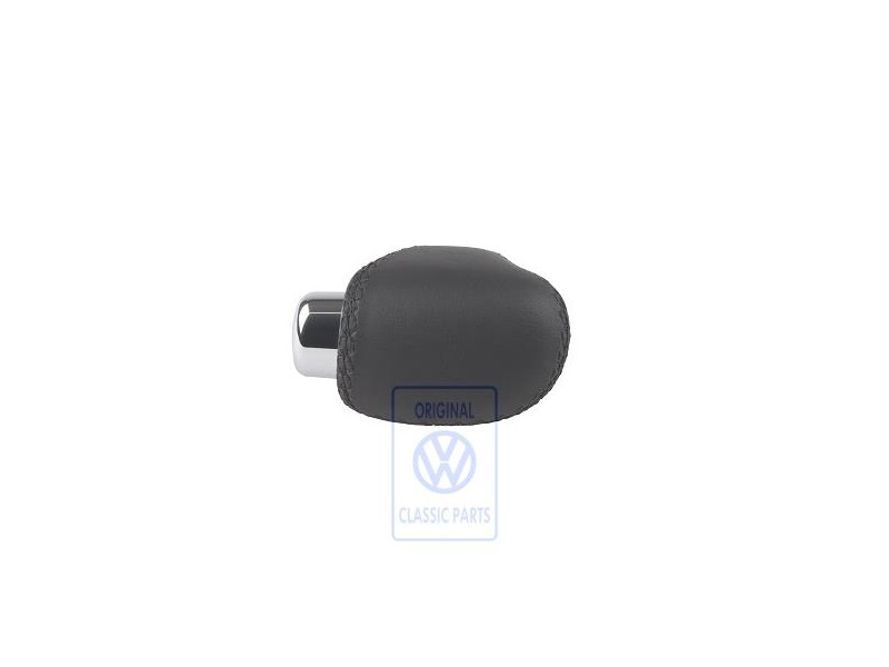 VW Original Pomo Palanca Cambio (Cuero) Negro - 7M2713139C E74