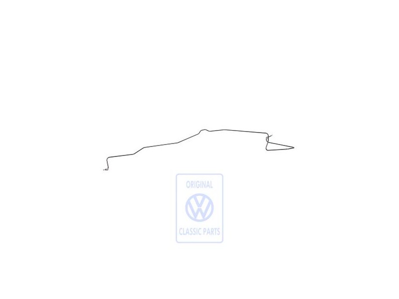 VW Original Tubo De Freno De S. Hidraulico Al Latiguillo Del Freno - 7M3614724A