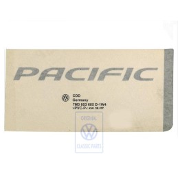 VW Original Rotulo Autoadhesivo Plata - 7M3853685D 1W4