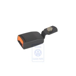 VW Original Cierre De Cinturon Negro Satinado - 7M3857821 01C