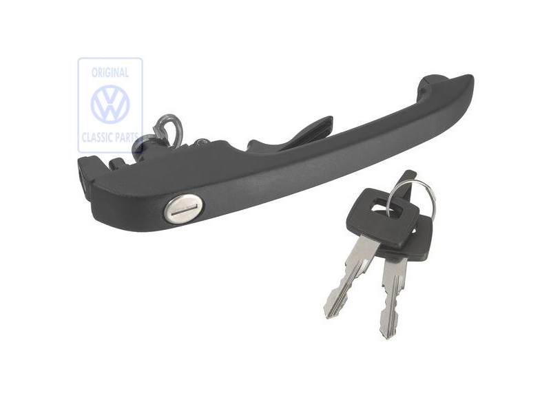 VW Original Manija Ext. Puerta, Negra - 861837205
