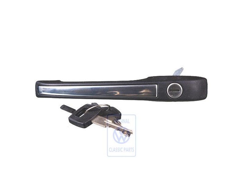 VW Original Manija Ext. Puerta, Negra - 863837206C