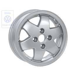 VW Original Llanta De Aluminio Colores Cromo-Metalizados - 867601025K 091