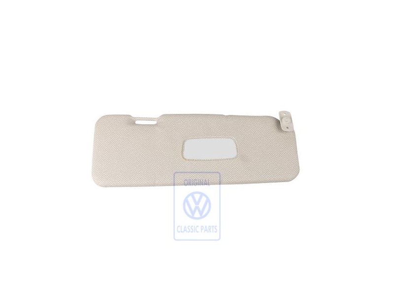 VW Original Parasol Con Espejo Gris Beige - 867857552C 3VD