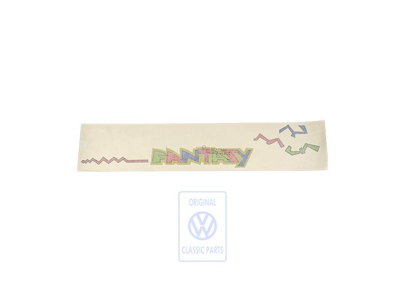 VW Original Rotulo Autoadhesivo Pirol/Negro - 871853433B CHZ