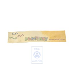 VW Original Rotulo Autoadhesivo Pirol/Negro - 871853434B CHZ