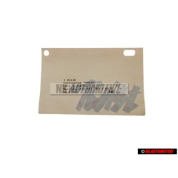 VW Original Rotulo Autoadhesivo Rojo Cereza/Plata Titanio-Oscu - 871853750F ST5