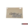 VW Original Rotulo Autoadhesivo Rojo Cereza/Plata Titanio-Oscu - 871853750F ST5