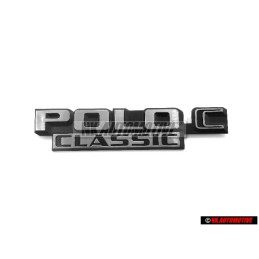 VW Original POLO C CLASSIC Trasero Rotulo Insignia Emblema - 874853687C