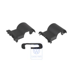 VW Original Juego Reparacion Reposabrazos Negro Satinado - 8D0898277 A94