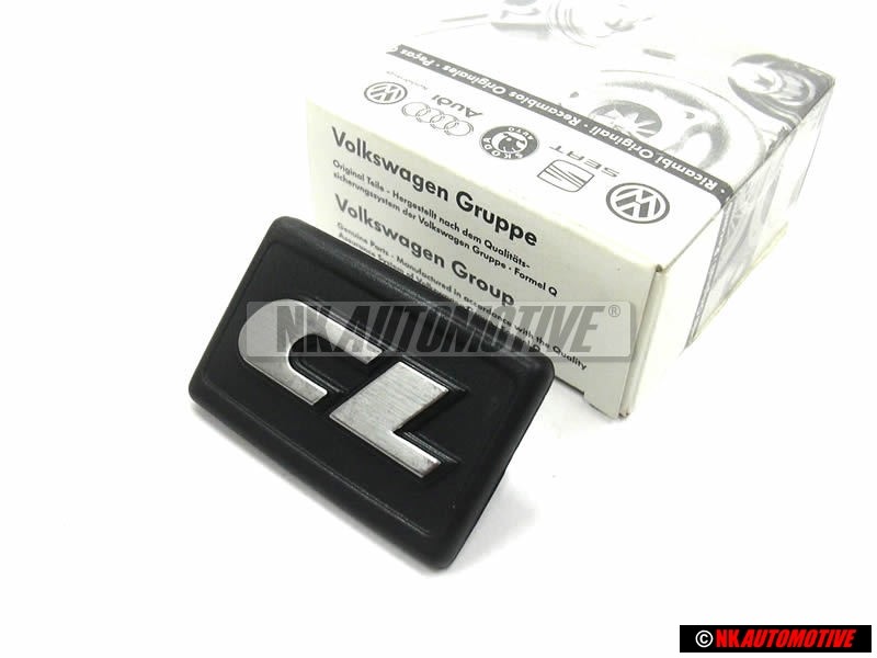 VW Original CL Lado Rotulo Insignia Emblema Plata Cepillada - 191853688P GX2