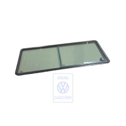 VW Original Ventanilla Corrediza Completa Negro Satinado - 253847712C 01C