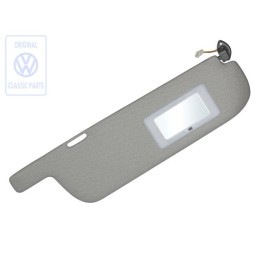 VW Original Parasol Con Espejo Iluminado Gris Humo - 255857552B 1AX