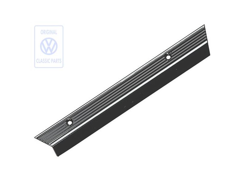 VW Original Liston De Umbral Negro Satinado - 255861019A 01C