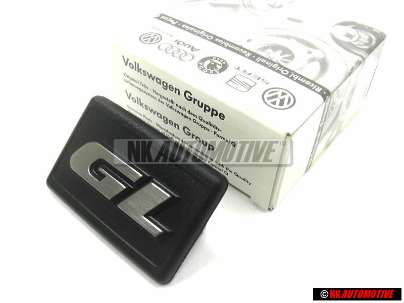 VW Original GL Lado Rotulo Insignia Emblema Plata Cepillada - 191853688Q GX2
