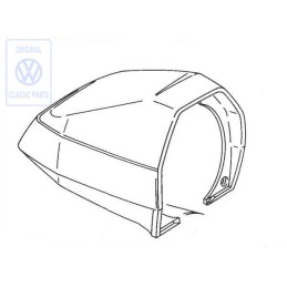 VW Original Cubierta P. Tacografo Negro Satinado - 251957083 01C