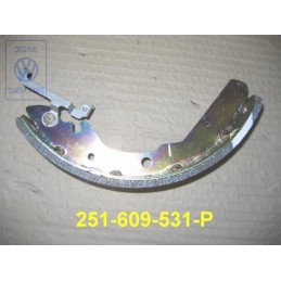 VW Original Zapata Freno Con Forro Y Palanca Reajuste - 251609531P