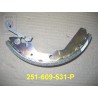 VW Original Zapata Freno Con Forro Y Palanca Reajuste - 251609531P