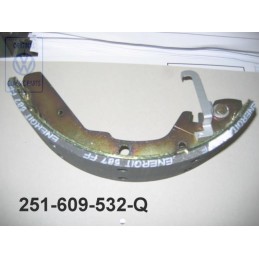 VW Original Zapata Freno Con Forro Y Palanca Reajuste - 251609532Q