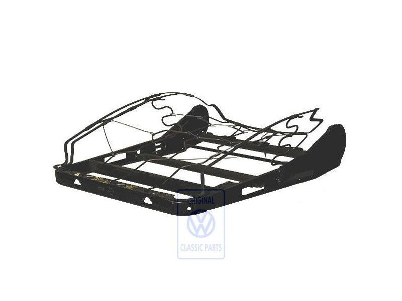 VW Original Bastidor Con Nucleo De Muelles Para Respaldo Plegable - 255883501
