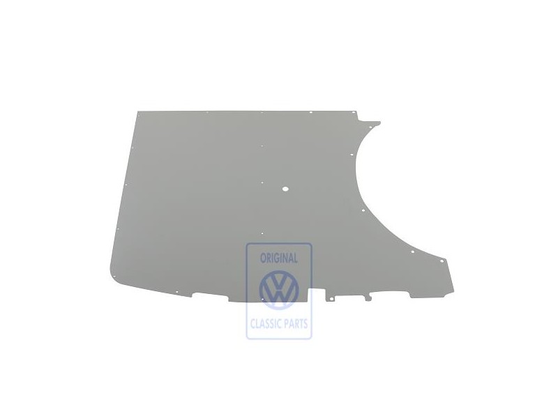 VW Original Revestimiento Pared Lateral Gris Guijarro - 7D0867405AD1YX