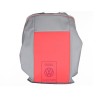 VW Original Tapizado Respaldo Tejido Gris Franela/Rojo - 7D0881805BFPAN