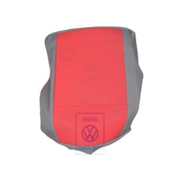 VW Original Tapizado Asiento Tejido Gris Franela/Rojo - 7D0883405AAPAN