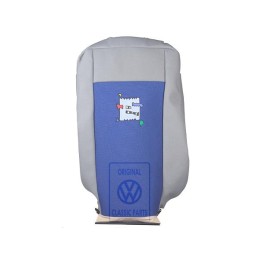 VW Original Tapizado Respaldo Tejido Gris Franela/Azul - 7D0883455BDHRD