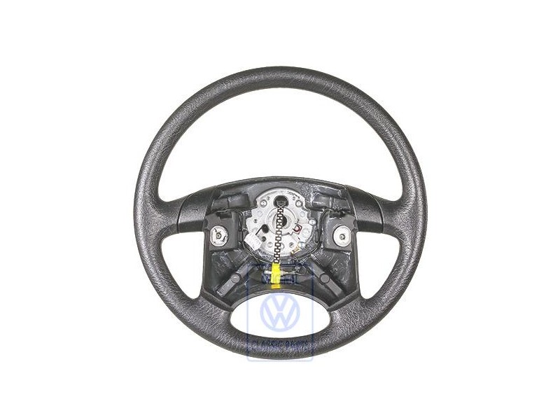 VW Original Volante Direccion Negro Satinado - 701419091B 01C