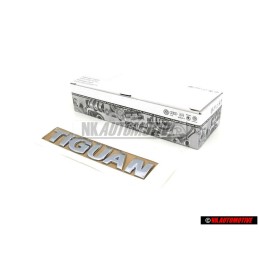 VW Original TIGUAN Trasero Rotulo Insignia Emblema Cromo - 5N0853687A 739