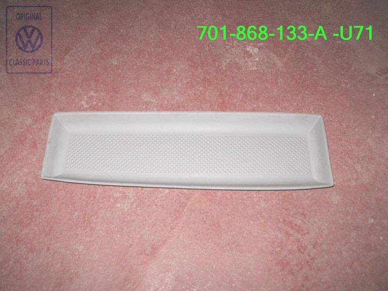 VW Original Suplemento P. Portaobjetos Gris Franela - 701868133A U71