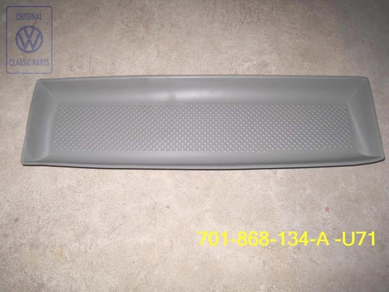 VW Original Suplemento P. Portaobjetos Gris Franela - 701868134A U71