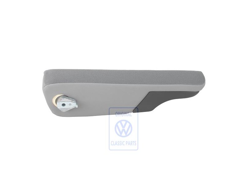 VW Original Descansabrazos Tejido/Cuero Artificial Gris Oscuro - 701881081C EEN