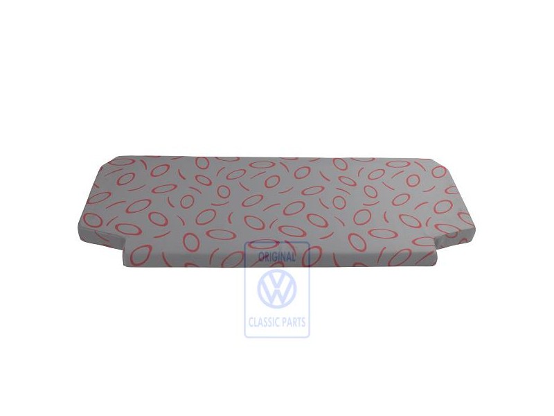 VW Original Aguatado Gris Franela/Rojo - 7D0864413C HQT