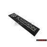 VW Original KARMANN Lado Rotulo Insignia Emblema Cromo - 155853901