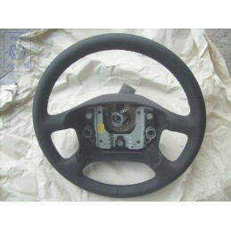 VW Original Volante Direccion Cuero Negro/Azul - 7D0419091T PEQ