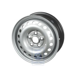 VW Original Llanta De Acero Color Cromo - 7D0601027A 091